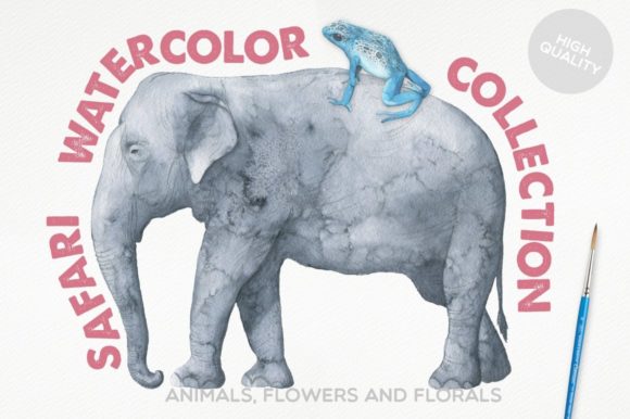 Download Safari Watercolor Collection - Safari Collection
