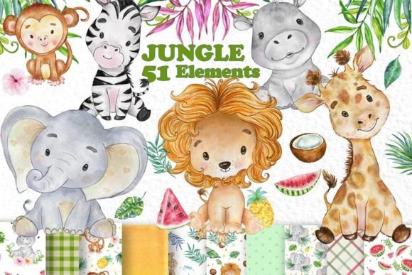 Download Safari Animals, Jungle Animals Clipart - Safari Collection