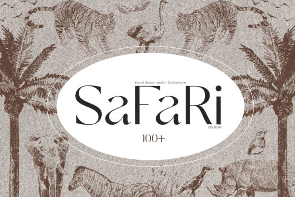 Download Africa. Safari Animals and Trees - Safari Collection