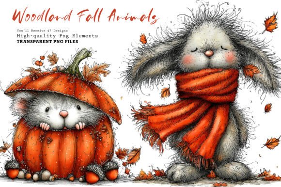 Download Whimsical Woodland Fall Animals - Fall animals Collection