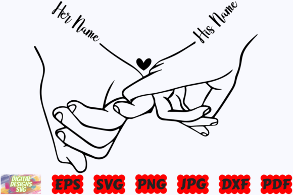 Download Holding Hands SVG | Couple Hands SVG - Couple Collection