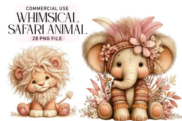 Download Safari Animal Clipart Bundle - Safari Collection