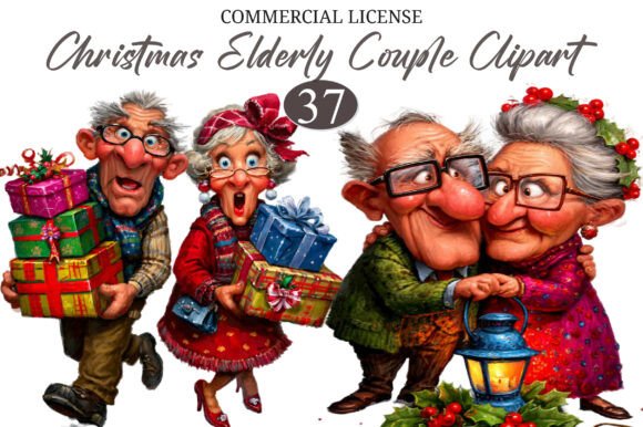 Download Christmas Funny Elderly Couple Christmas - Premium Resources